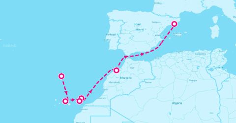 Puerto Del Rosario Cruise Port - 7 Night Western Mediterranean (Funchal To Barcelona)