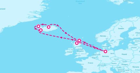 Akureyri Cruise Port - 11 Night Northern Europe (Hamburg Roundtrip)