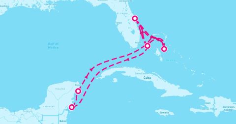 Port Canaveral Cruise Port - 10 Night Western Caribbean & Bahamas (Port Canaveral Roundtrip)