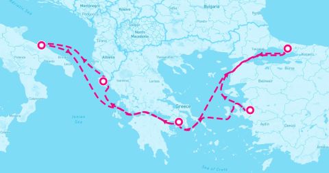 Bari Cruise Port - 7 Night Eastern Mediterranean (Istanbul Roundtrip)