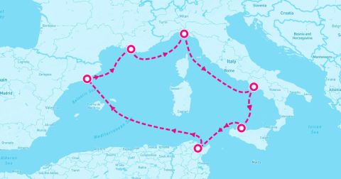 Naples Cruise Port - 7 Night Western Mediterranean (Barcelona Roundtrip)