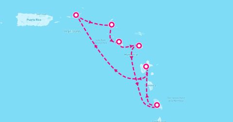 Basseterre Cruise Port - 7 Night Southern Caribbean (Pointe-A-Pitre Roundtrip)