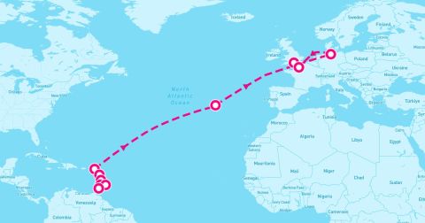 Hamburg Cruise Port - 20 Night Msc Grand Voyages (Bridgetown To Southampton)