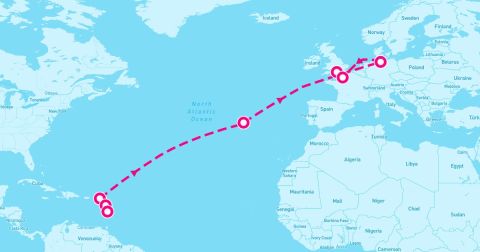 Hamburg Cruise Port - 16 Night Night Msc Grand Voyages (Fort De France To Southampton)