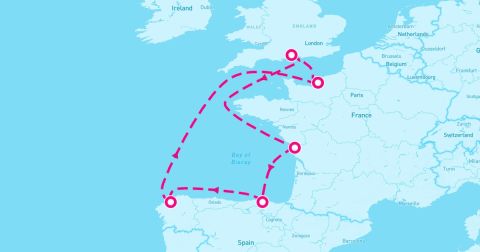 La Rochelle Cruise Port - 7 Night Northern Europe (Southampton Roundtrip)