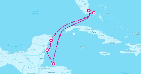 Coxen Hole Cruise Port - 7 Night Western Caribbean (Miami Roundtrip)