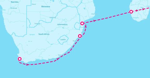 Cape Town Cruise Port - 11 Night Eastern African Passage (Cape Town To Port Louis)