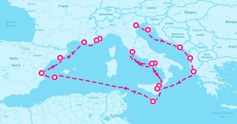 Pula Cruise Port - 17 Night Grand Riviera Resorts (Venice To Monte Carlo)