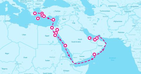Salalah Cruise Port - 21 Night Kingdoms Of Sea & Sand (Athens To Doha)