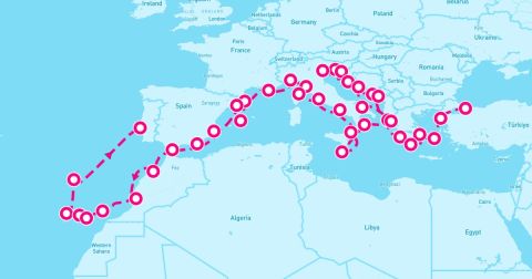 Bastia Cruise Port - 39 Night Southern Mediterranean Gems (Istanbul To Lisbon)