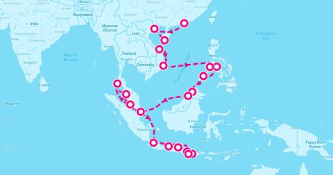 Sanya Cruise Port - 27 Night Collectors Southeast Asia (Hong Kong To Bali)