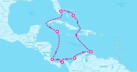 Panama Canal Cruise Port - 12 Night Panama Canal Discovery: Costa Rica & Greater Antilles (Ft. Lauderdale Roundtrip)