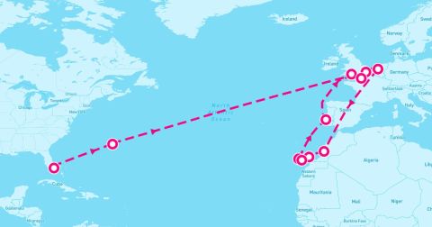 Portland Cruise Port - 26 Night Transatlantic & Canary Islands Collectors Voyage (Ft. Lauderdale To Dover)