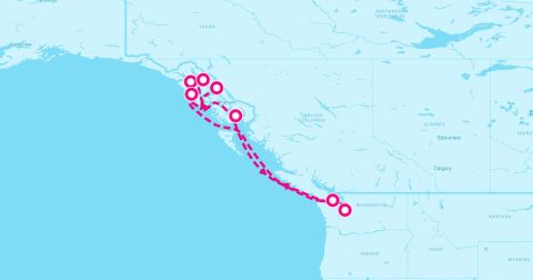 Juneau Cruise Port - 7 Night Alaska: Dawes Glacier Juneau & Ketchikan (Seattle Roundtrip)