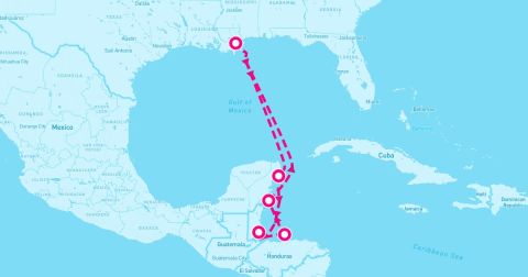 Harvest Caye Cruise Port - 7 Night Caribbean: Harvest Caye Cozumel & Roatan (New Orleans Roundtrip)