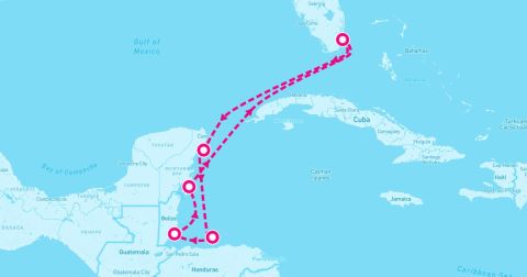 Harvest Caye Cruise Port - 7 Night Western Caribbean (Miami Roundtrip)