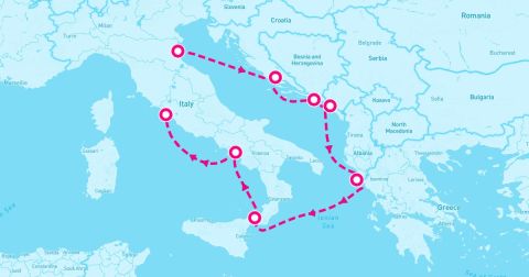 Messina Cruise Port - 7 Night Mediterranean: Italy Greece & Croatia (Ravenna To Rome)