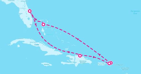 Tortola Cruise Port - 7 Night Caribbean: Great Stirrup Cay & Dominican Republic (Port Canaveral Roundtrip)
