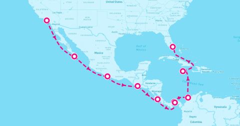 Panama City Cruise Port - 16 Night Panama Canal: Mexico Costa Rica & Colombia (Los Angeles To Miami)