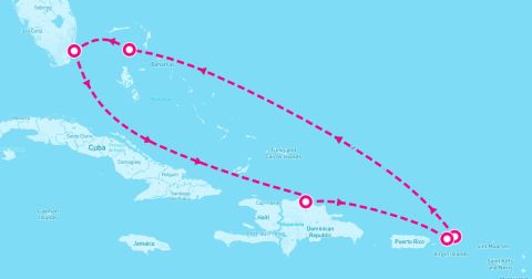 Tortola Cruise Port - 7 Night Caribbean: Great Stirrup Cay Dominican Republic & Tortola (Miami Roundtrip)