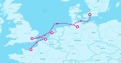 Tilbury Cruise Port - 7 Night Europe: England Germany & Belgium (Le Havre To Copenhagen)