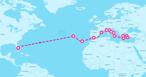 Villefranche-Sur-Mer Cruise Port - 25 Night Transatlantic Italy & Greece Collectors Voyage (Ft. Lauderdale To Athens)