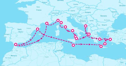 Cruise Stromboli Volcano Cruise Port - 21 Night Ultimate Mediterranean Marvels Collectors Voyage (Barcelona Roundtrip)