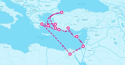 Antalya Cruise Port - 21 Night Greek Isles With Istanbul Rhodes & Egypt (Athens Roundtrip)