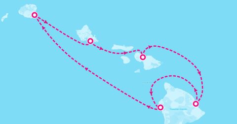 Hilo Cruise Port - 7 Night Hawaii (Honolulu Roundtrip)