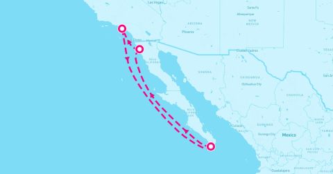 Cabo San Lucas Cruise Port - 6 Night Cabo Overnight & Ensenada (Los Angeles Roundtrip)