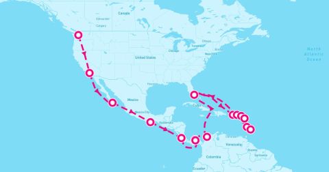 Cabo San Lucas Cruise Port - 32 Night Caribbean & Panama Canal (Miami To Seattle)