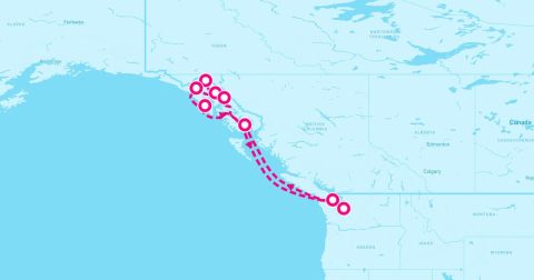 Sitka Cruise Port - 10 Night Alaska (Seattle Roundtrip)