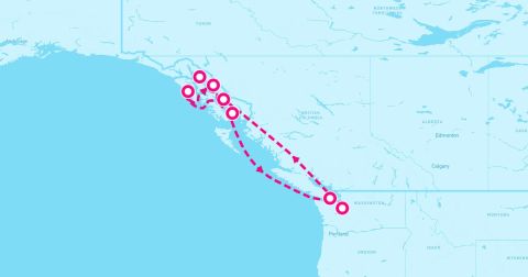 Cruise Endicott Arm Cruise Port - 9 Night Alaska (Seattle Roundtrip)