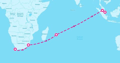 Cape Town Cruise Port - Singapore To Cape Town