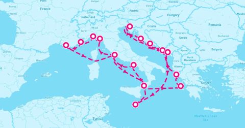 Trieste Cruise Port - Greece, Adriatic and Western Mediterranean