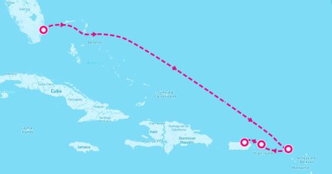 San Juan Cruise Port - 5 Night Caribbean Positioning (Ft. Lauderdale To San Juan)