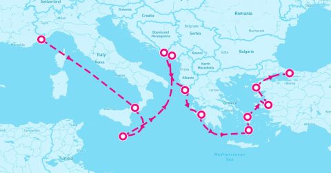 Bozcaada Cruise Port - 14 Night Adriatic & Aegean Radiance (Monte Carlo To Istanbul)