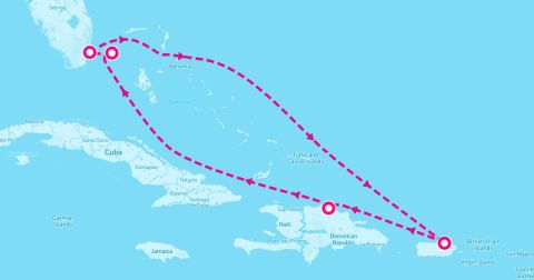 San Juan Cruise Port - 7 Night San Juan Sunrises & Dominican Dreams (Miami Roundtrip)