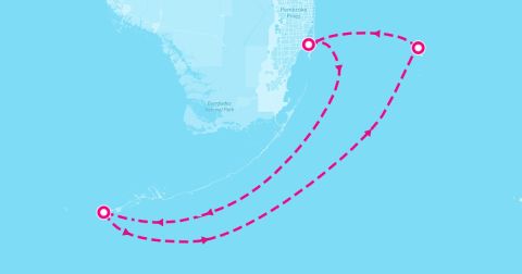 The Beach Club Cruise Port - 4 Night Fire & Sunset Soirees (Miami Roundtrip)