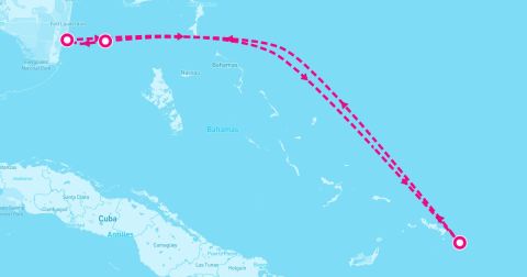 Grand Turk Island Cruise Port - 5 Night Miami Grand Turk & Back (Miami Roundtrip)