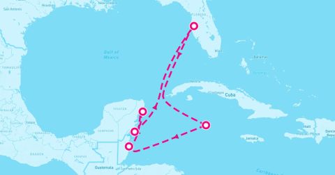 Costa Maya Cruise Port - 8 Night Western Caribbean (Tampa Roundtrip)