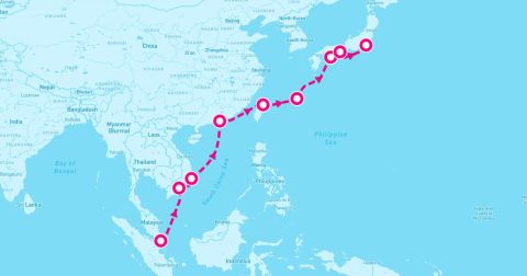 Naha Cruise Port - 16 Night Jade Seas Journey (Singapore To Tokyo)