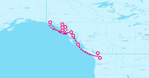Wrangell Cruise Port - 10 Night Inside Passage Discovery (Seattle To Vancouver)