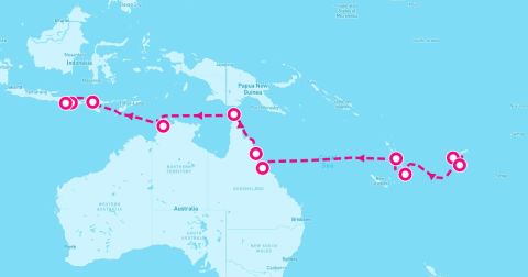 Lembar Cruise Port - 18 Night Atolls Outback & Dragons (Lautoka To Bali)