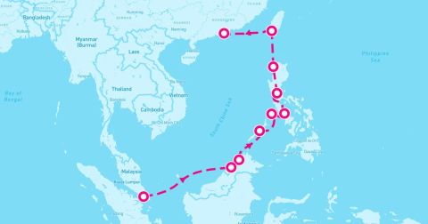 Currimao Cruise Port - 12 Night A World Away (Singapore To Hong Kong)