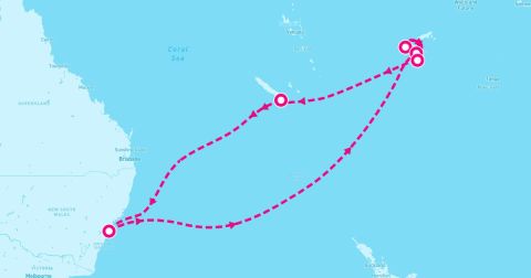 Suva Cruise Port - 12 Night Fiji (Sydney Roundtrip)