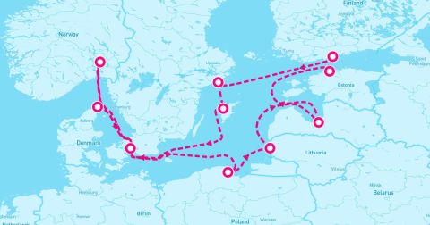 Klaipeda Cruise Port - 12 Night Norway Denmark & Sweden (Copenhagen Roundtrip)