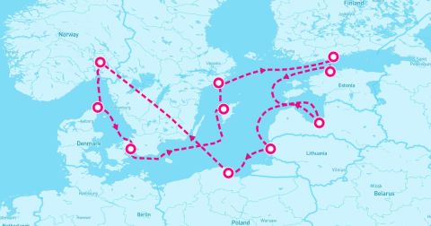 Visby Cruise Port - 12 Night Norway Denmark & Sweden (Copenhagen Roundtrip)