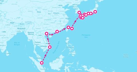 Matsuyama Cruise Port - 25 Night Southeast Asia & Japan With Halong Bay (Singapore To Tokyo)