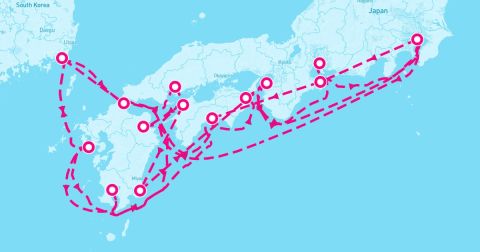 Matsuyama Cruise Port - 23 Night Grand Japan Cherry Blossoms (Tokyo Roundtrip)